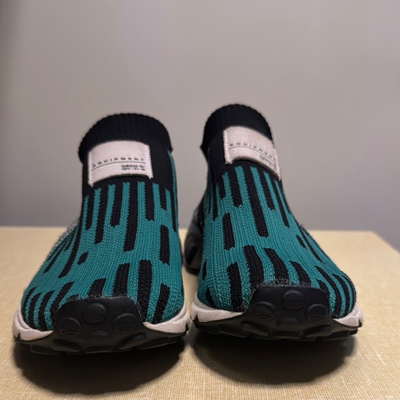 Adidas EQT Support SK PK Sub Green and Black Athletic Shoes - Picture 2 of 5